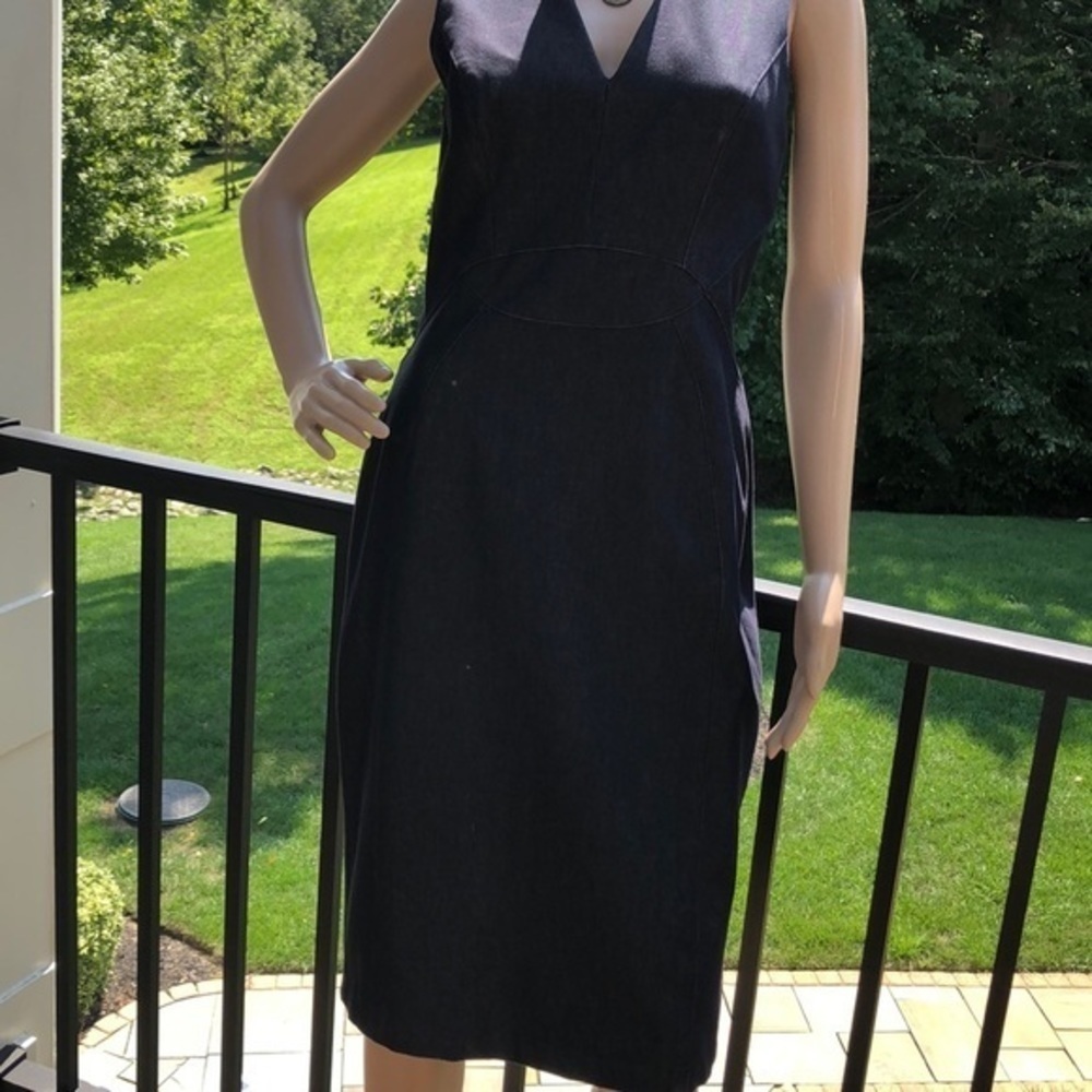 WHBM stretch fitted jeans dress - Picture 6 of 10